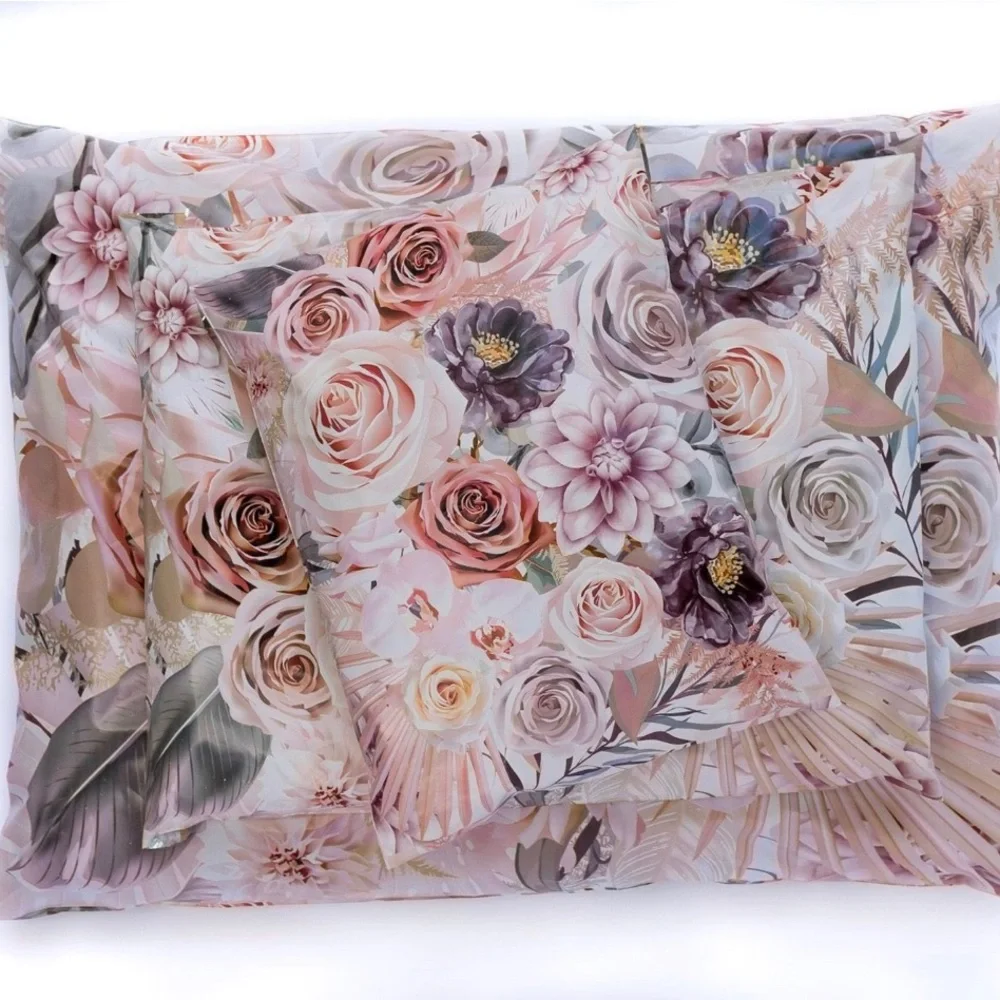 20 boho flower print polymailers 10x13